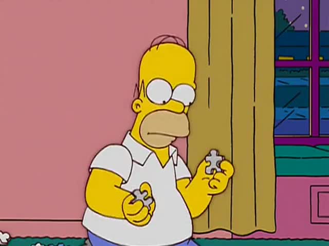 - Anybody working on a cement wall? - Turn it over, Homer.