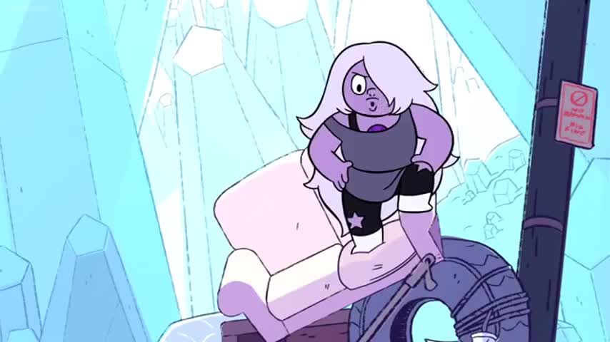 Amethyst: Not if you do it like... this!