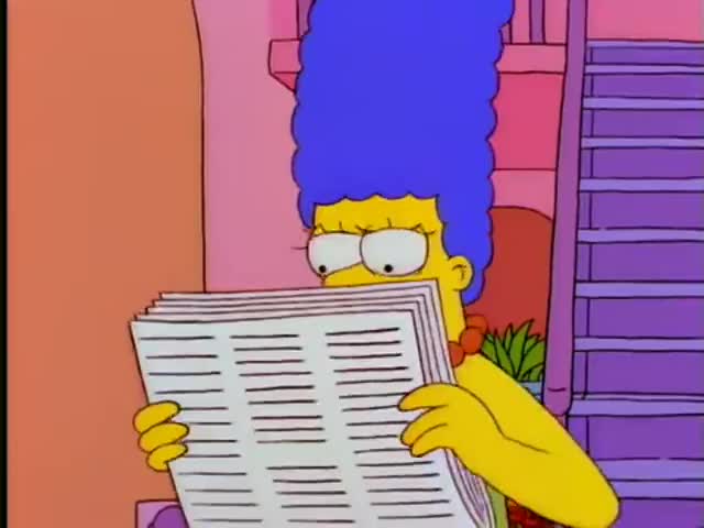 That's ridiculous. Homer's not dead. He's right out back in the hammock.