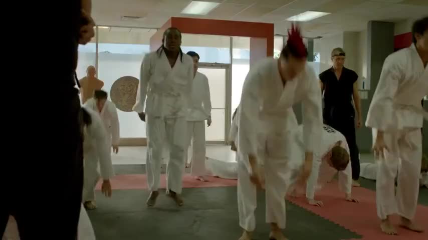 Who trashed the Miyagi dojo?