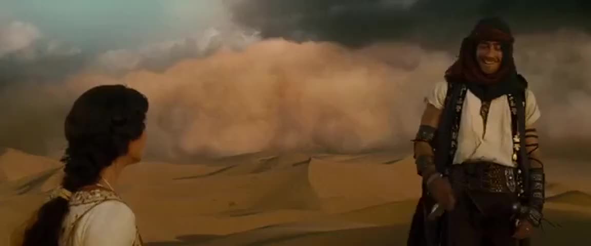 Oh...only a princess thinks she can outrun a sandstorm.