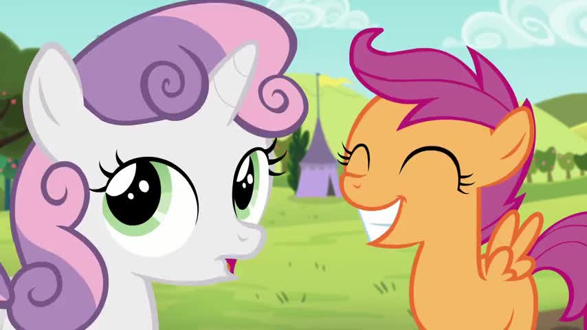 I thought Apple Bloom was going to be here, too.