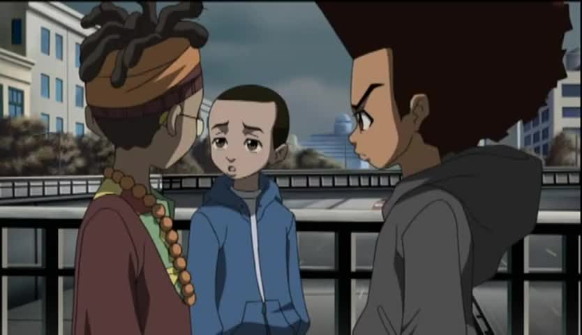 This must be the famous revolutionary Huey Freeman.