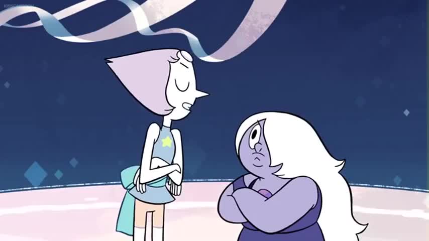 - with you, either! - Amethyst: Fine!