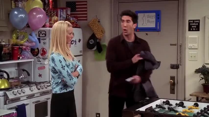 Joey, you're in charge, okay? You make sure nobody leaves.