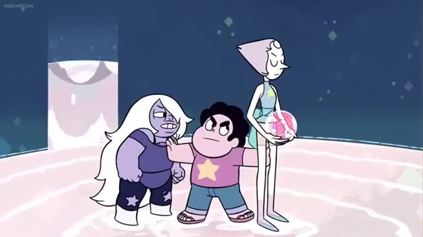 - Steven: Here. Let's just put it back... - Pearl: Steven, be careful with that!