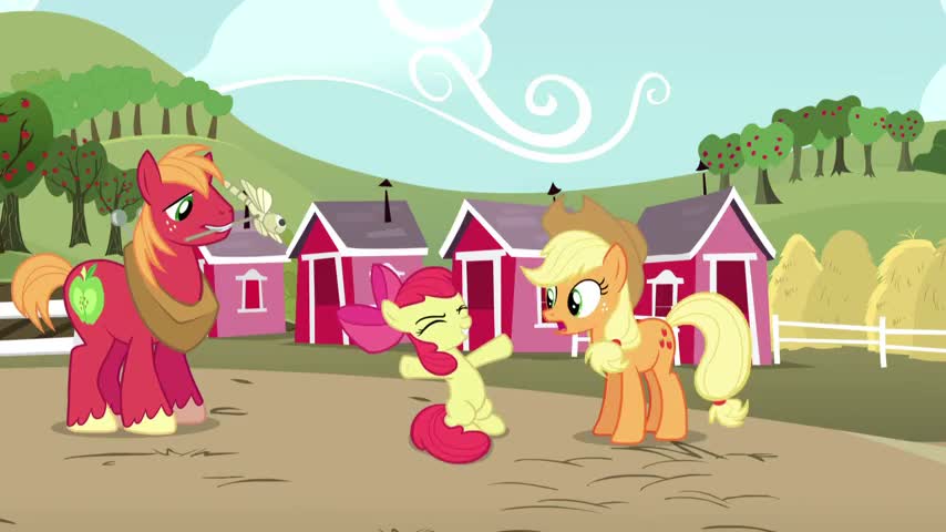 Uh, Apple Bloom? I think Big Mac's got something