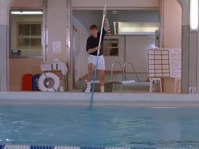 Because I'm a member here, this is my place to swim.