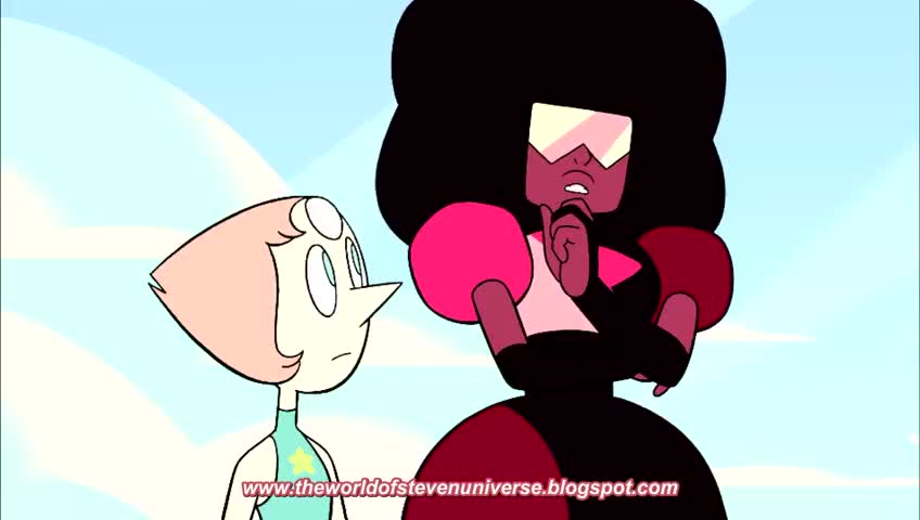 - Pearl: Do you think it swam away? - Garnet: We'll have to look.