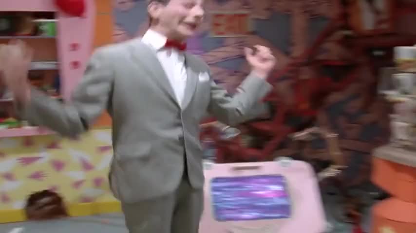 ♪ Pee-wee's so excited ♪