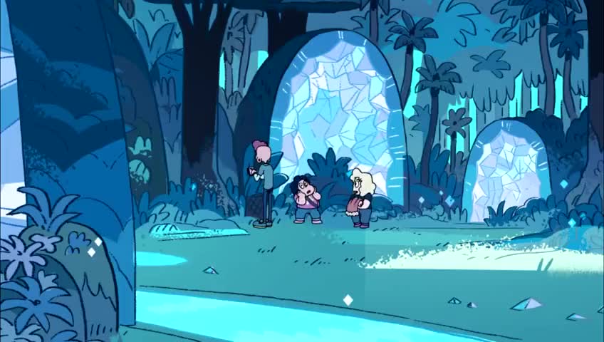 - [Grumbles] Nothing! - Steven: [gasps] Guys, check it out!