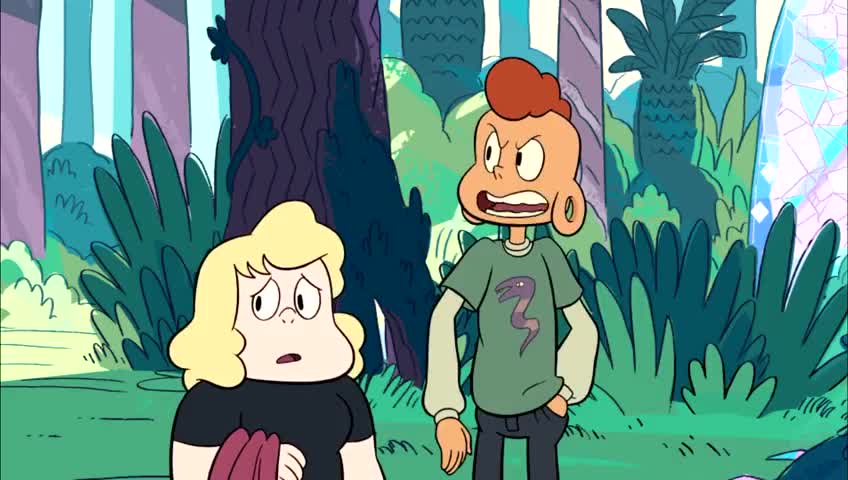 Steven: We came here to look for a dangerous gem creature that we never found.