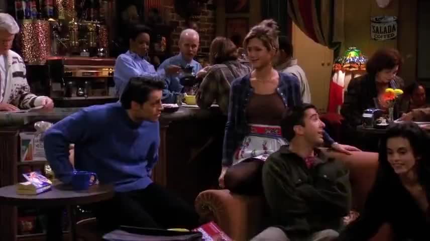 ROSS: What's going on? RACHEL: What's up?