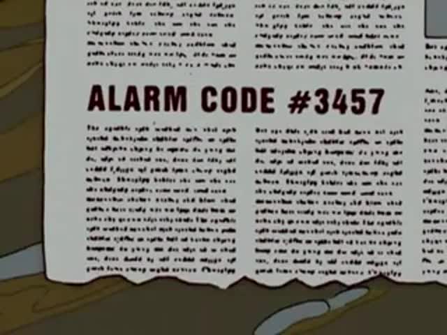 Alarm code 3457