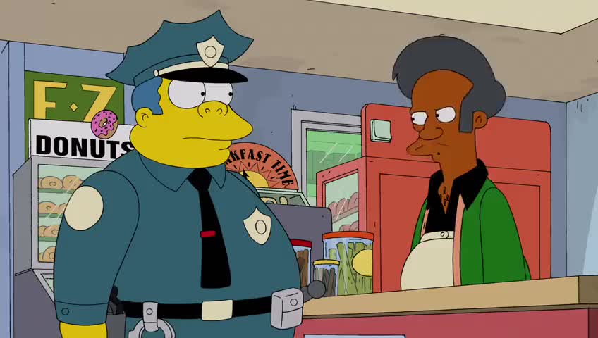 Chief wiggum, how come every time there's a terrorist chatter