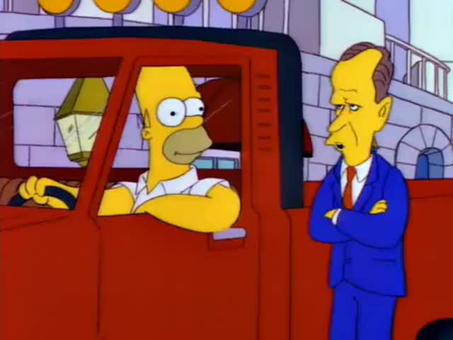 Homer, I've got to sneak these valuable artworks out of the White House...