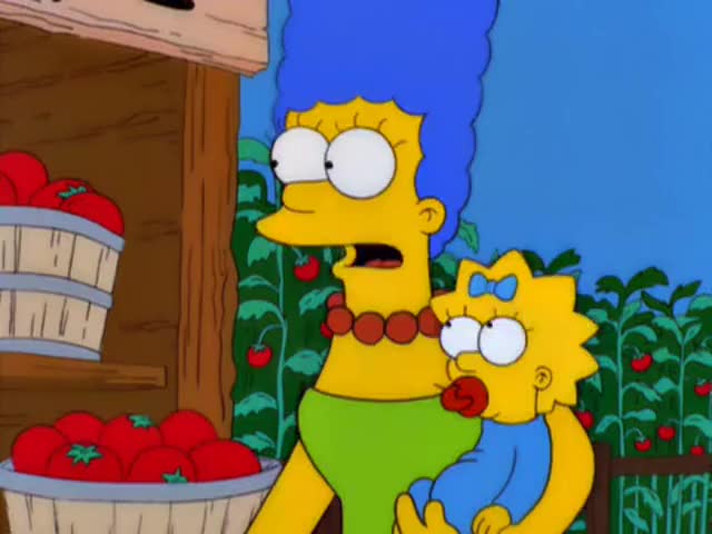 But it is very nice to see Bart eating his vegetables.