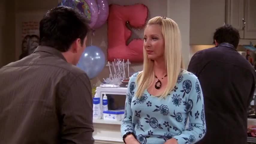 - Joey, it's a birthday party. - Yeah, but for a 1 -year-old.