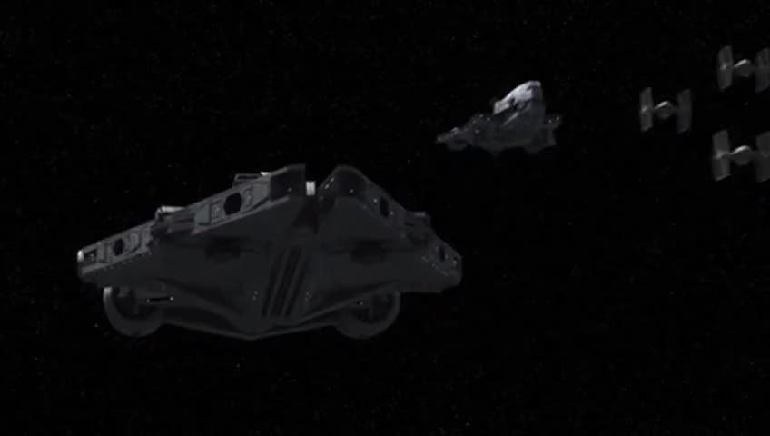 Gold Leader, we have enemy contact. Imperial cruiser and fighters.