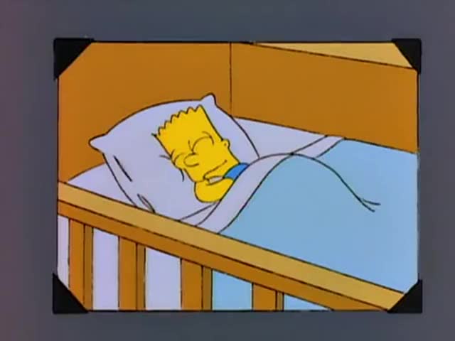 Here's Bart sleeping.