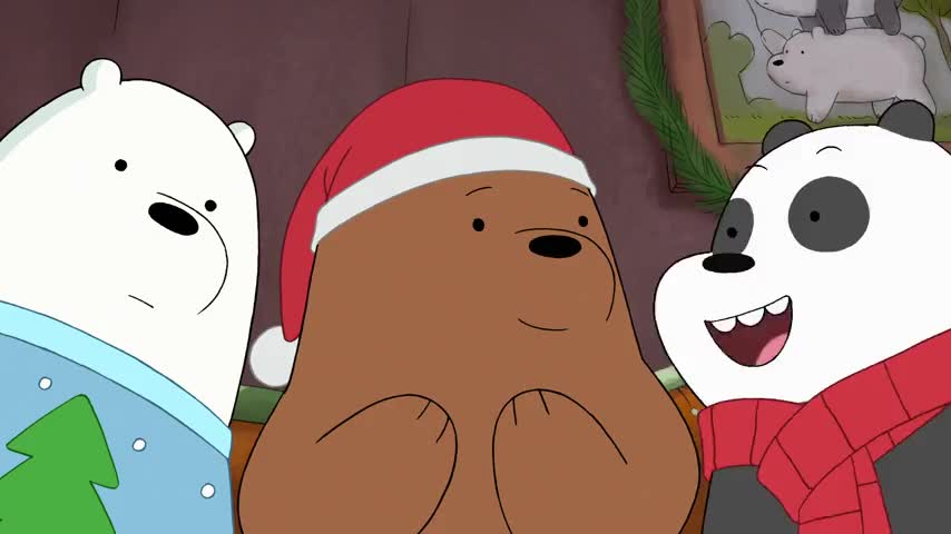 - other than sit around and eat! - Ice Bear grateful.